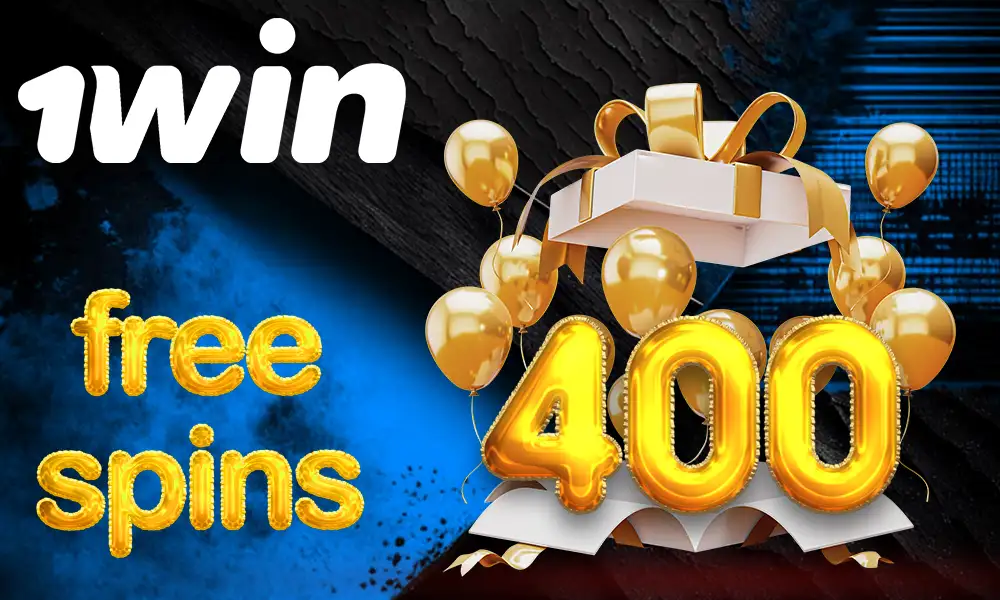Get 400 free spins at 1Win