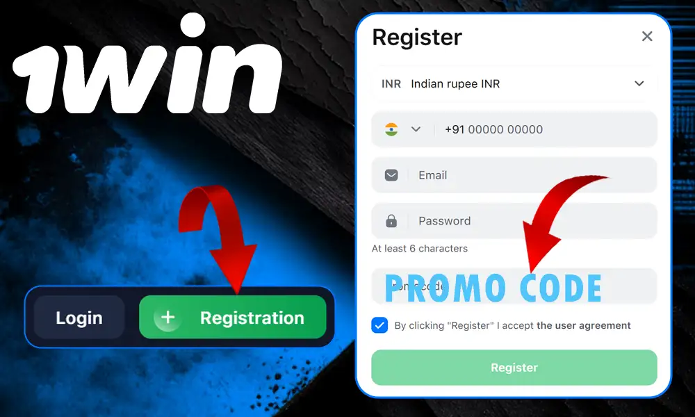 How to activate the registration bonus at 1Win