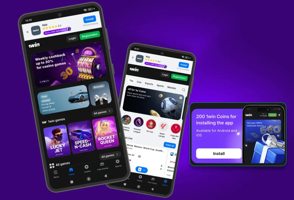 1win Mobile App in India